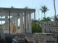improperly incorperated steel structural components